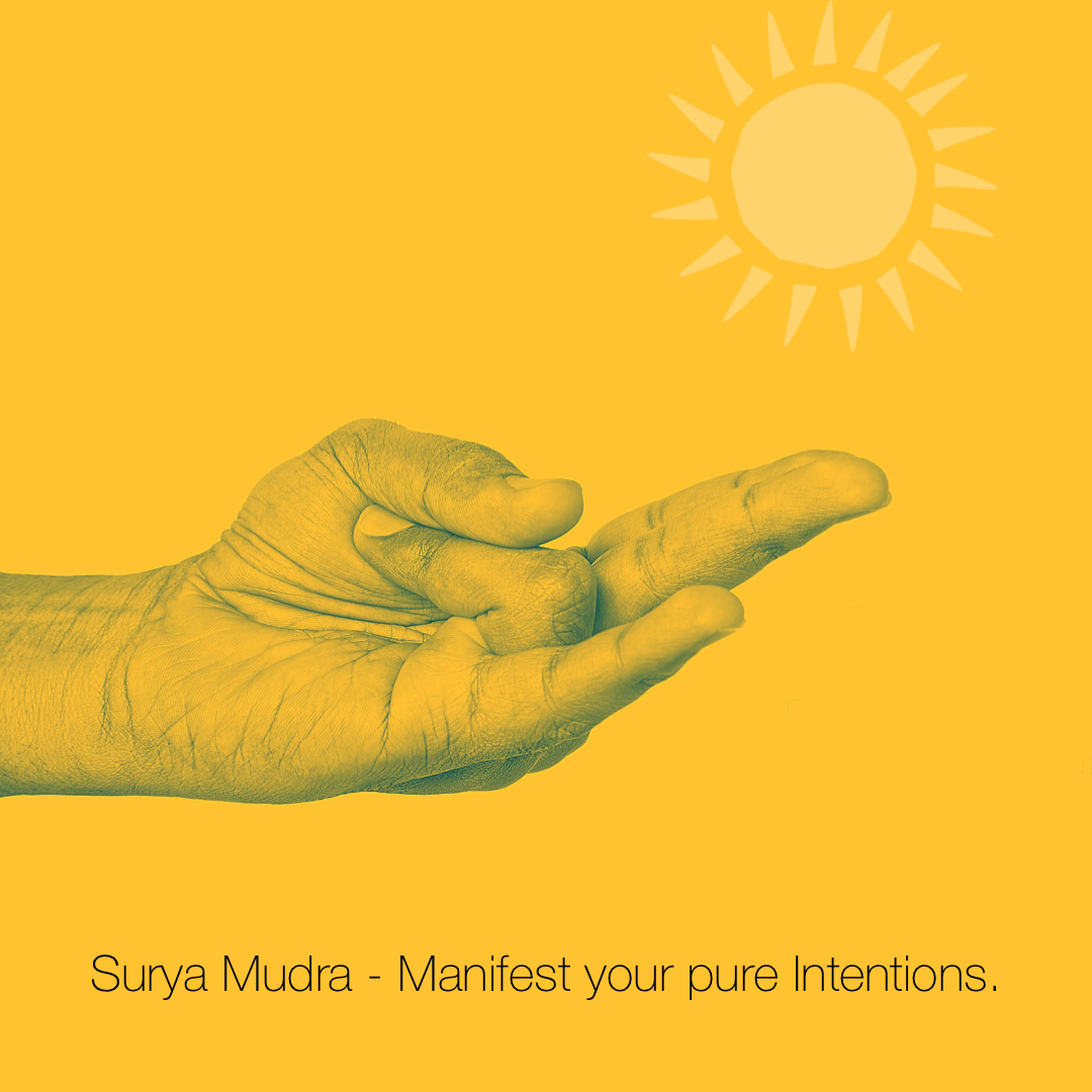 Surya Mudra - Manifest your pure intentions