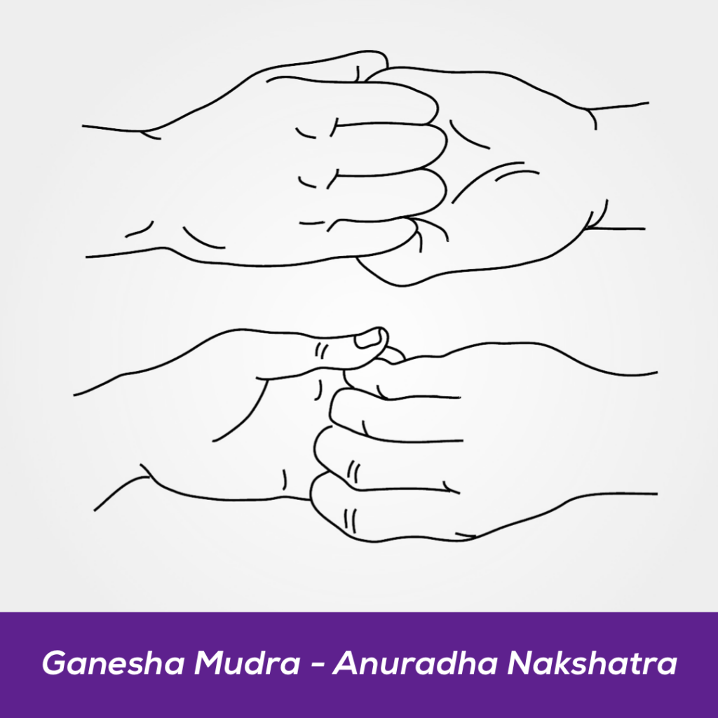 anuradha nakshatra mudra